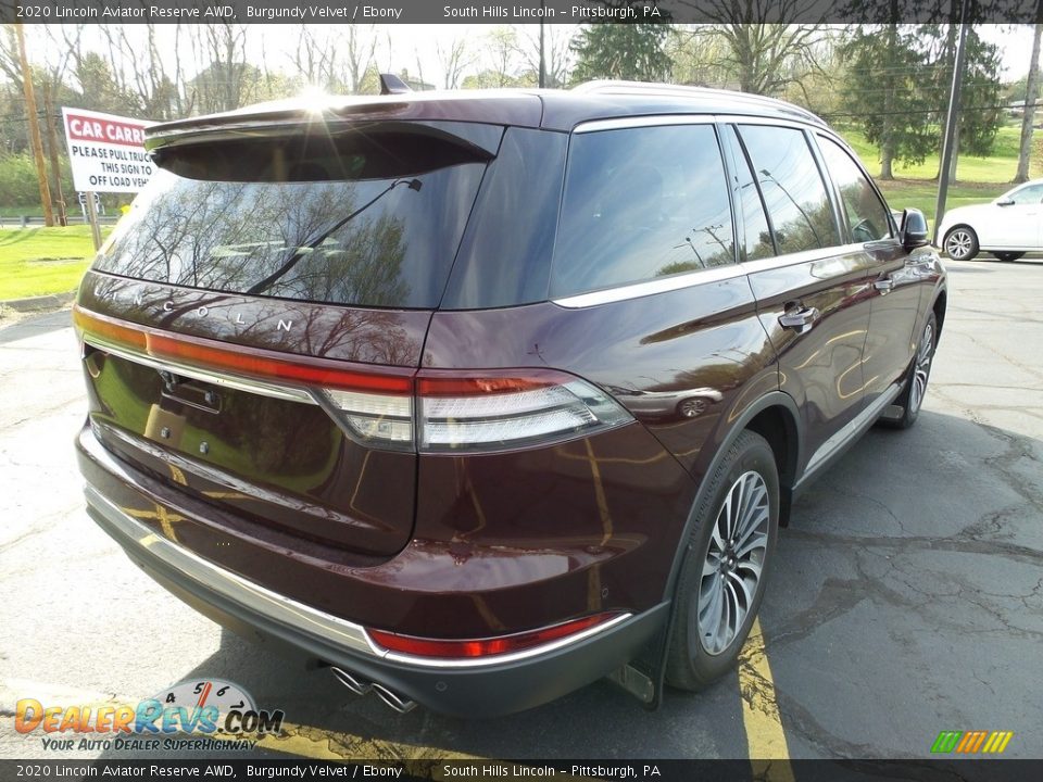 2020 Lincoln Aviator Reserve AWD Burgundy Velvet / Ebony Photo #4