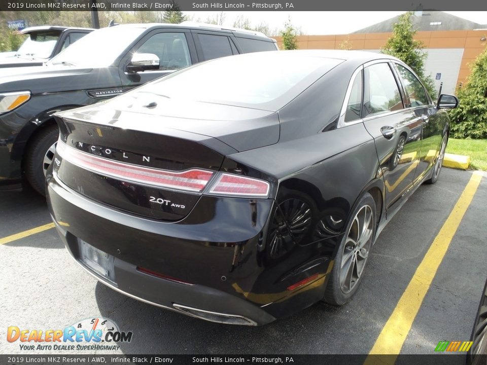 2019 Lincoln MKZ Reserve I AWD Infinite Black / Ebony Photo #4