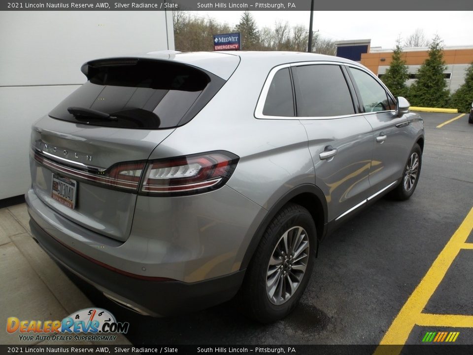 2021 Lincoln Nautilus Reserve AWD Silver Radiance / Slate Photo #3