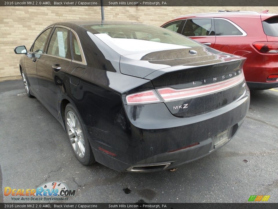 2016 Lincoln MKZ 2.0 AWD Black Velvet / Cappuccino Photo #2