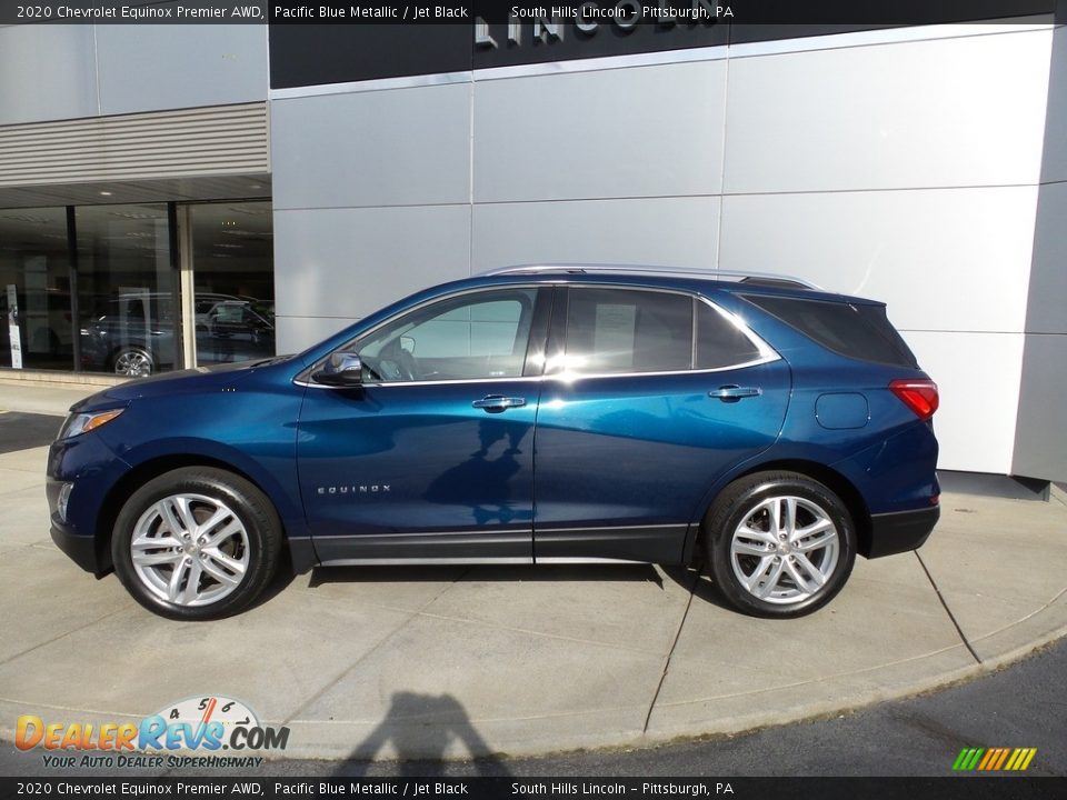 2020 Chevrolet Equinox Premier AWD Pacific Blue Metallic / Jet Black Photo #2