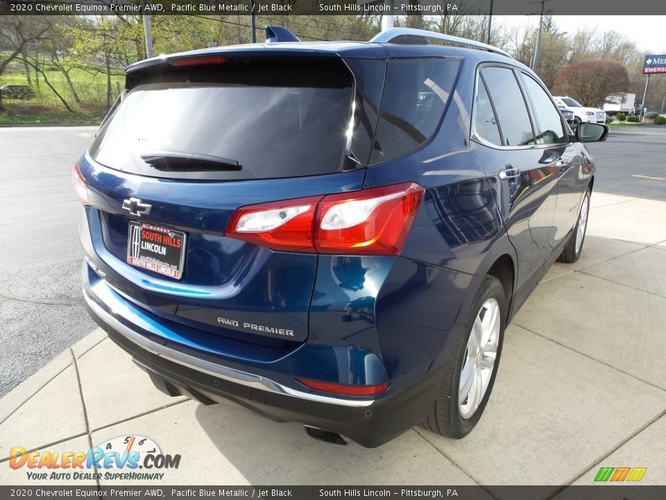 2020 Chevrolet Equinox Premier AWD Pacific Blue Metallic / Jet Black Photo #6