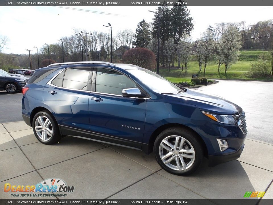 2020 Chevrolet Equinox Premier AWD Pacific Blue Metallic / Jet Black Photo #7