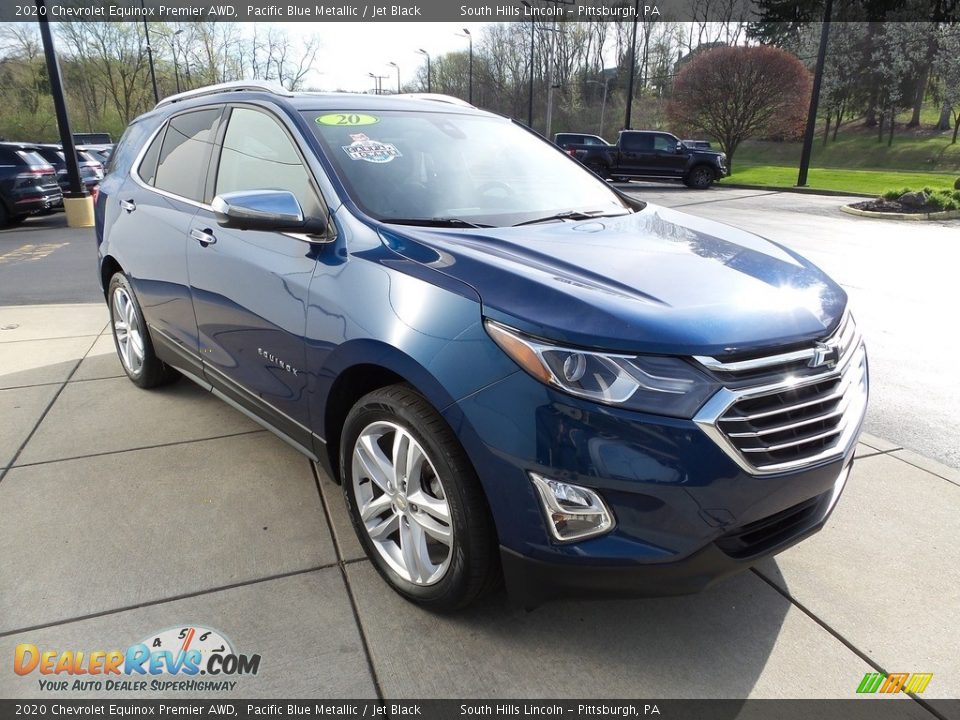 2020 Chevrolet Equinox Premier AWD Pacific Blue Metallic / Jet Black Photo #8