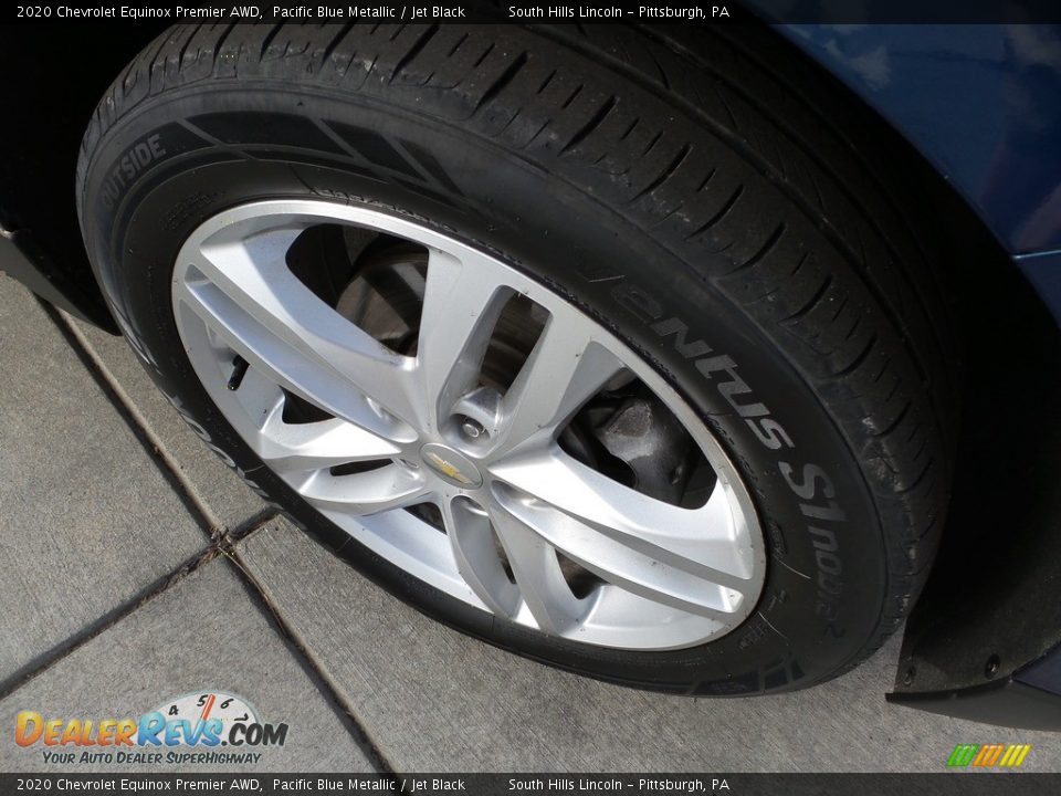 2020 Chevrolet Equinox Premier AWD Pacific Blue Metallic / Jet Black Photo #10