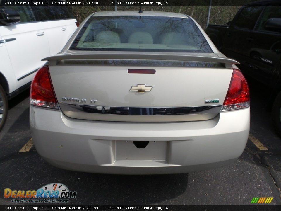 2011 Chevrolet Impala LT Gold Mist Metallic / Neutral Photo #3