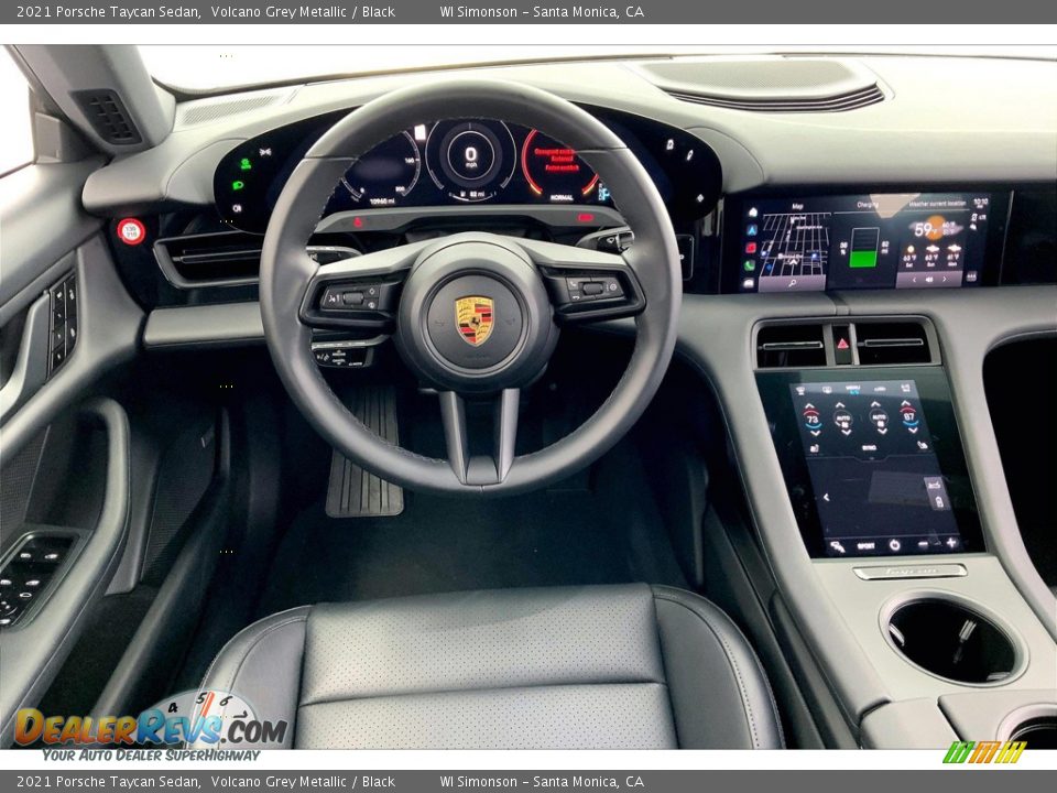 Dashboard of 2021 Porsche Taycan Sedan Photo #4