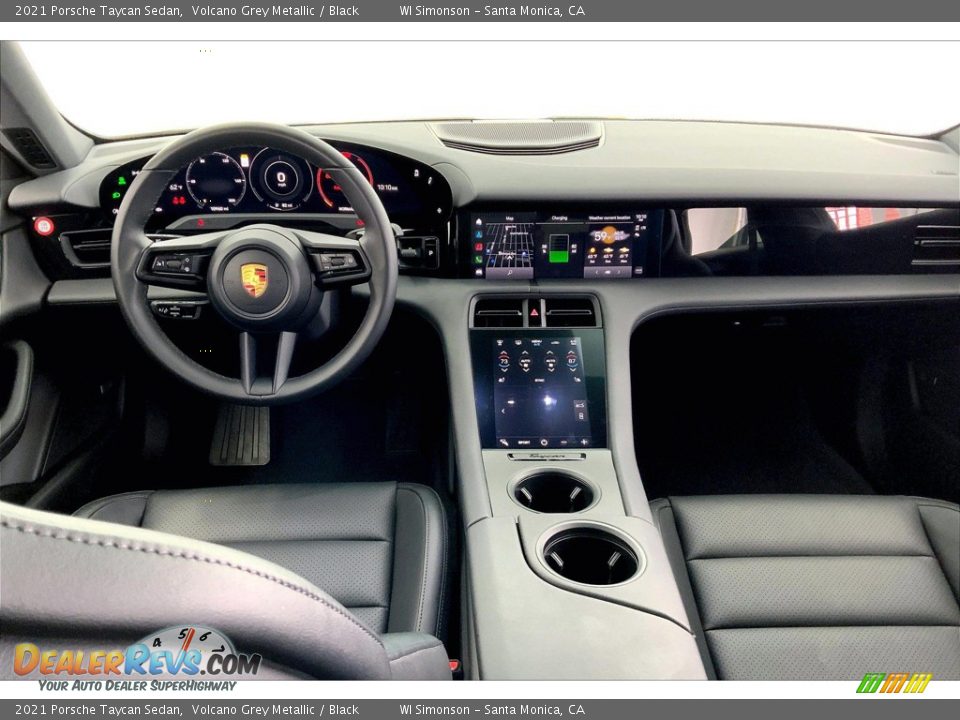 Dashboard of 2021 Porsche Taycan Sedan Photo #14