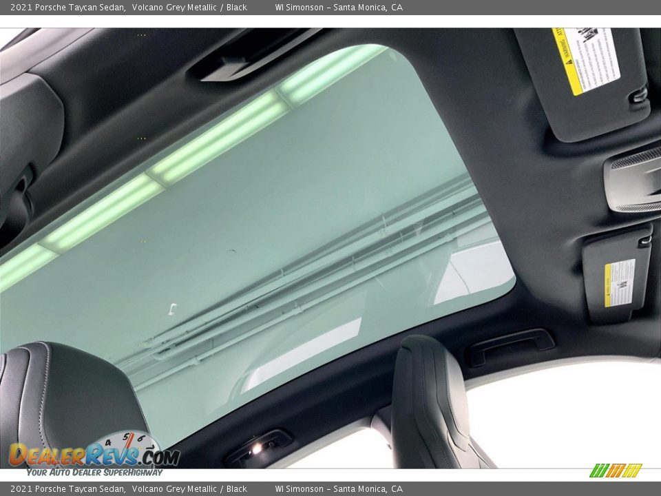 Sunroof of 2021 Porsche Taycan Sedan Photo #24