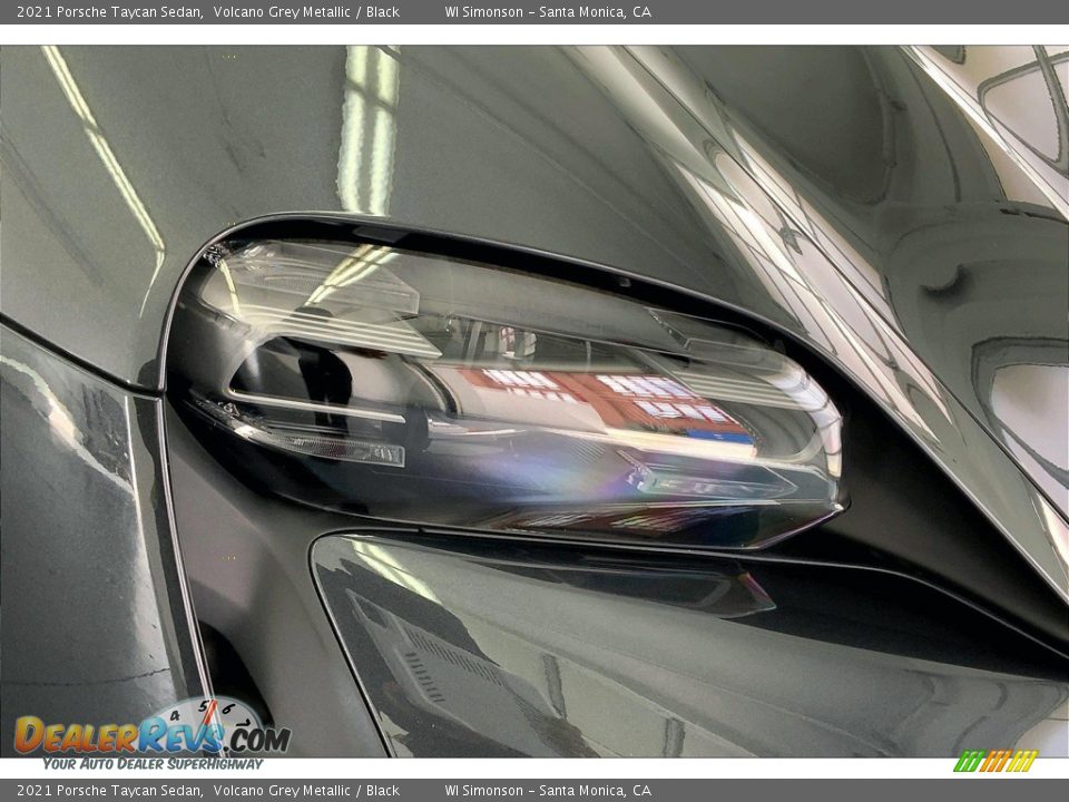 2021 Porsche Taycan Sedan Volcano Grey Metallic / Black Photo #27