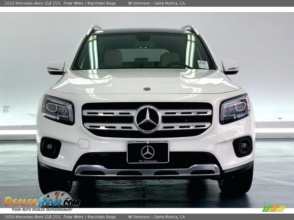 2020 Mercedes-Benz GLB 250 Polar White / Macchiato Beige Photo #2