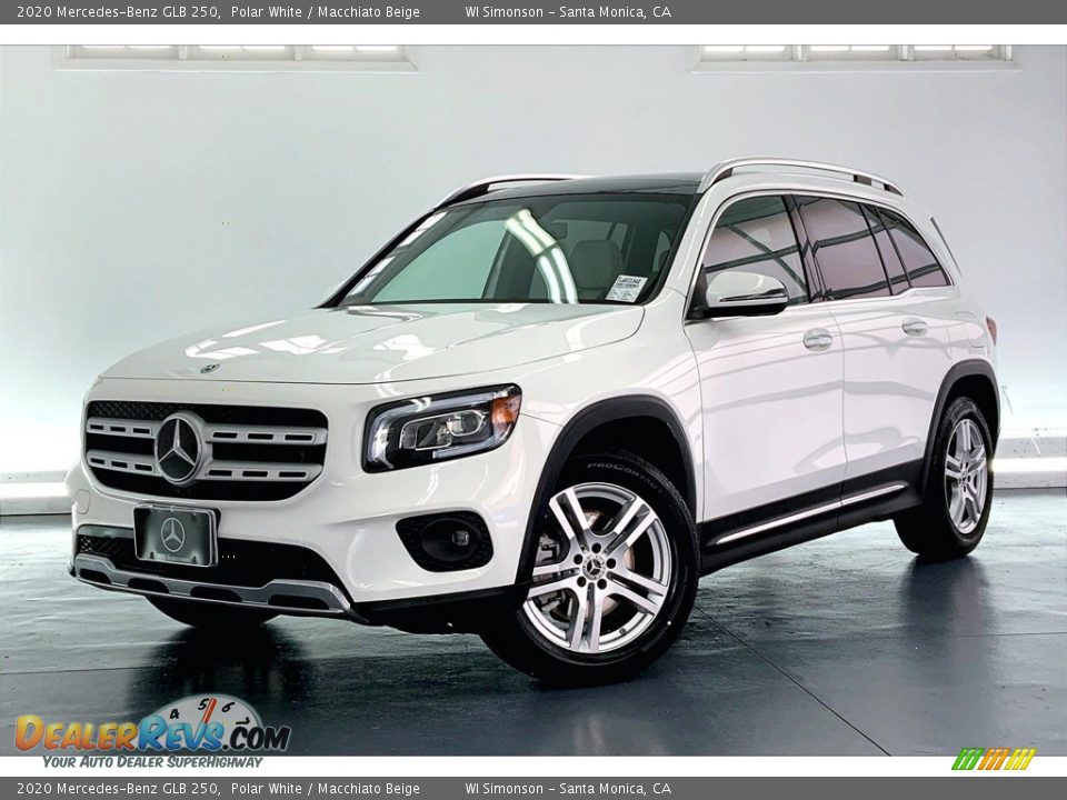 2020 Mercedes-Benz GLB 250 Polar White / Macchiato Beige Photo #12