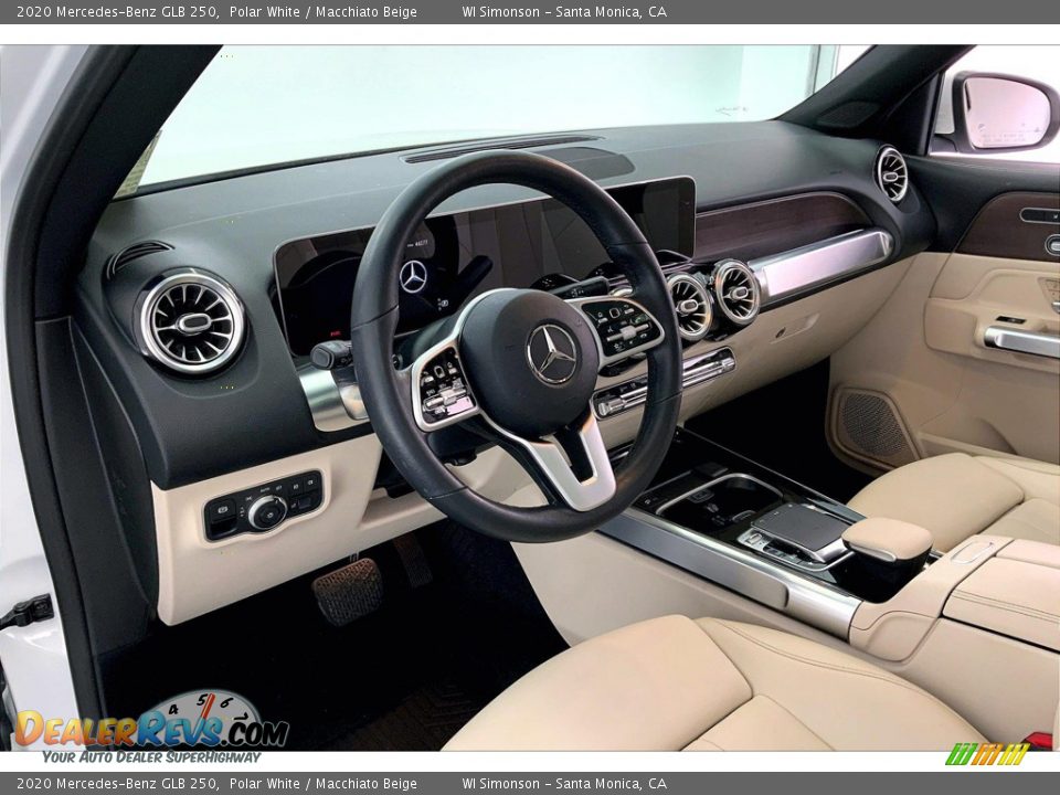2020 Mercedes-Benz GLB 250 Polar White / Macchiato Beige Photo #14