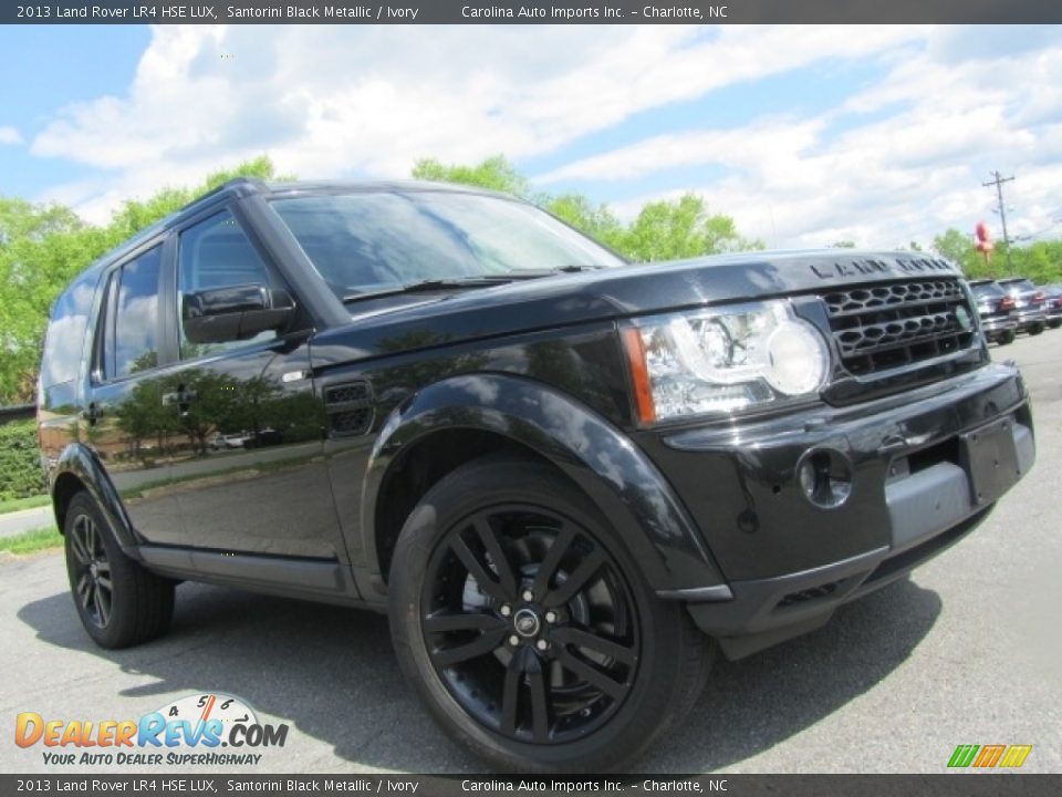 2013 Land Rover LR4 HSE LUX Santorini Black Metallic / Ivory Photo #1