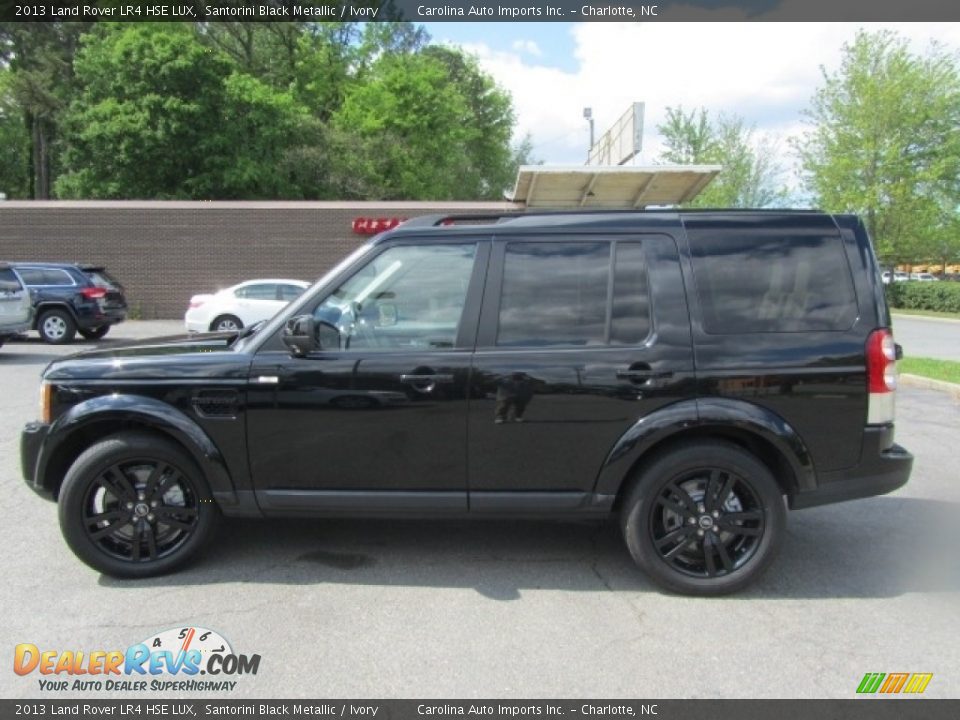 Santorini Black Metallic 2013 Land Rover LR4 HSE LUX Photo #7