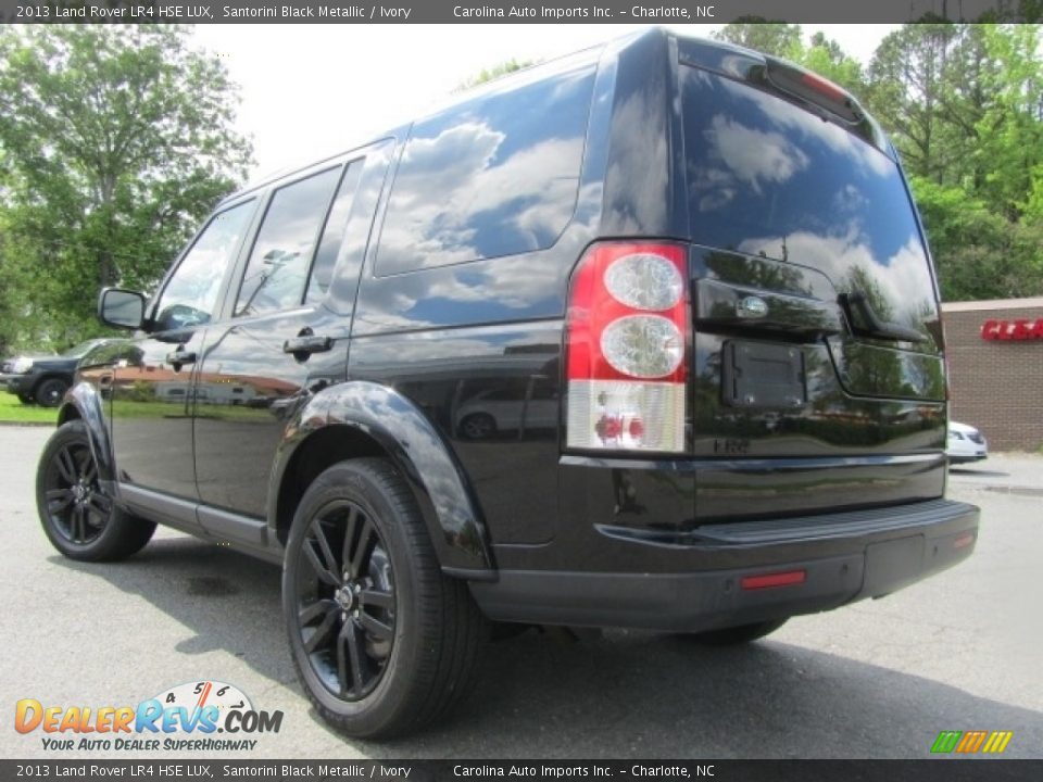 Santorini Black Metallic 2013 Land Rover LR4 HSE LUX Photo #8