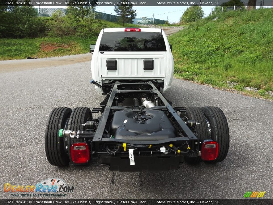 2023 Ram 4500 Tradesman Crew Cab 4x4 Chassis Bright White / Diesel Gray/Black Photo #7