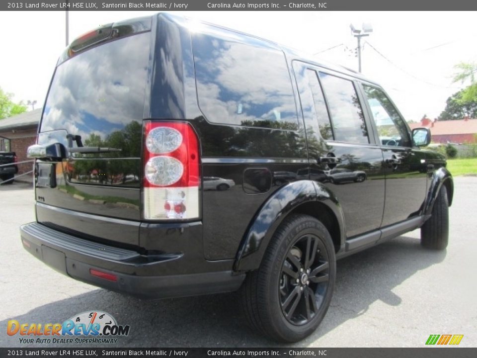 2013 Land Rover LR4 HSE LUX Santorini Black Metallic / Ivory Photo #10