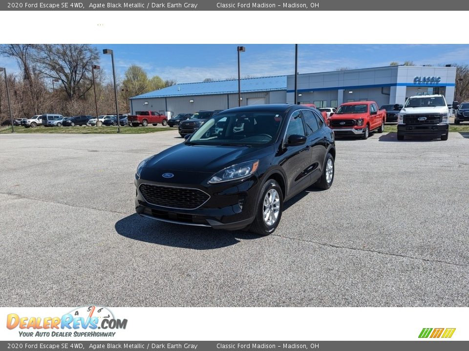 2020 Ford Escape SE 4WD Agate Black Metallic / Dark Earth Gray Photo #1