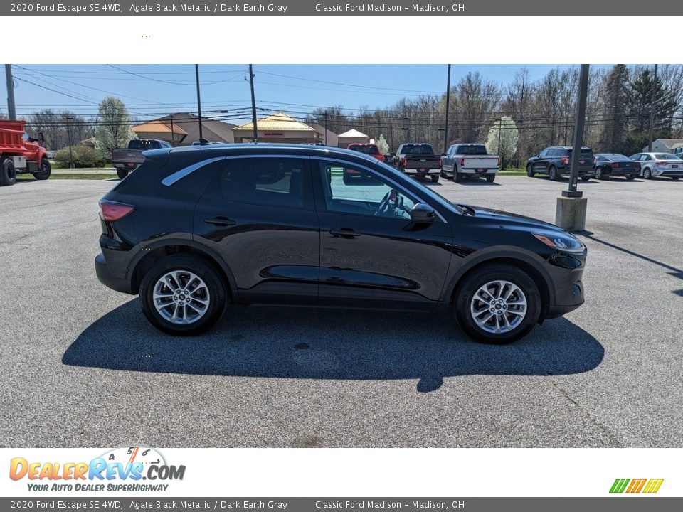 2020 Ford Escape SE 4WD Agate Black Metallic / Dark Earth Gray Photo #6