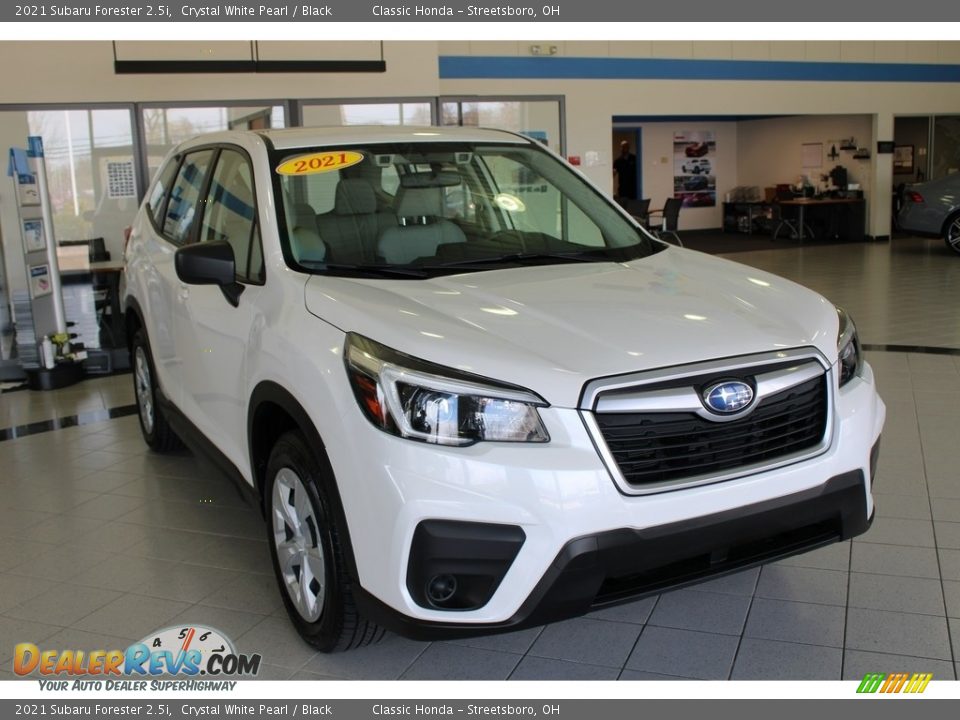 2021 Subaru Forester 2.5i Crystal White Pearl / Black Photo #4