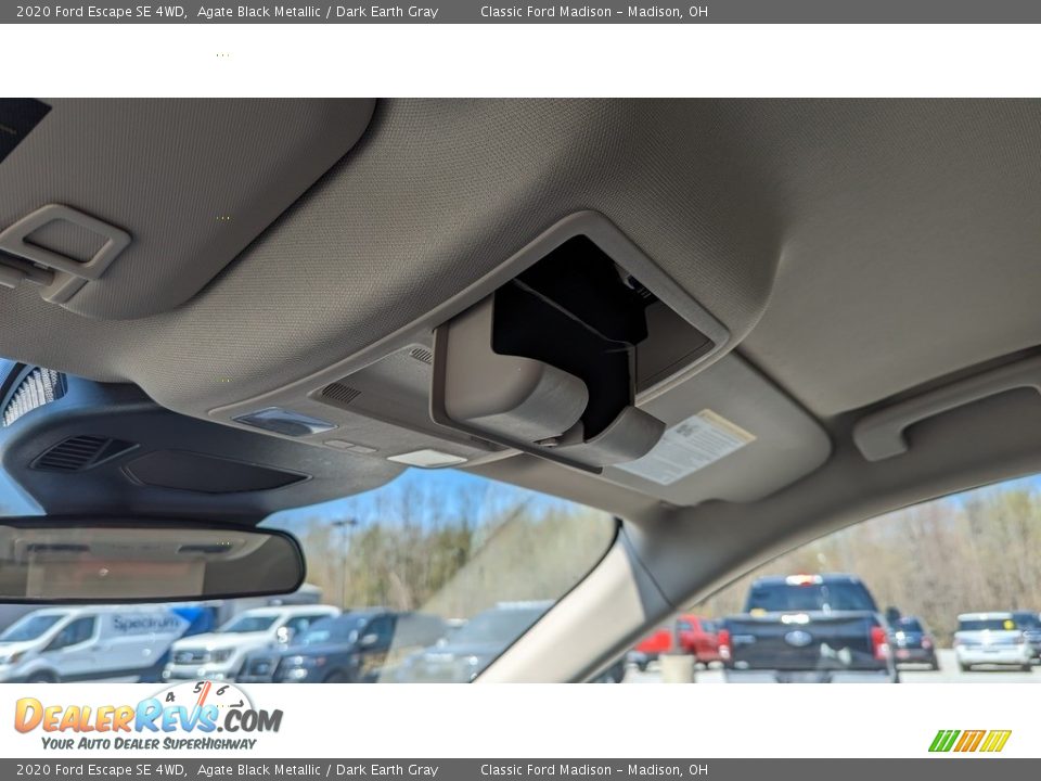 2020 Ford Escape SE 4WD Agate Black Metallic / Dark Earth Gray Photo #13