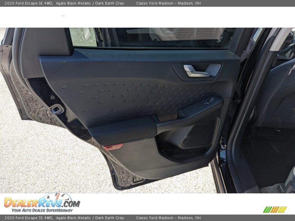 2020 Ford Escape SE 4WD Agate Black Metallic / Dark Earth Gray Photo #16