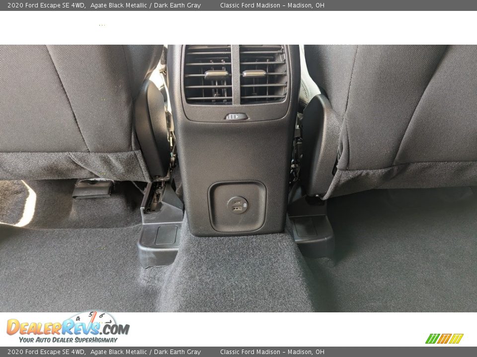 2020 Ford Escape SE 4WD Agate Black Metallic / Dark Earth Gray Photo #19