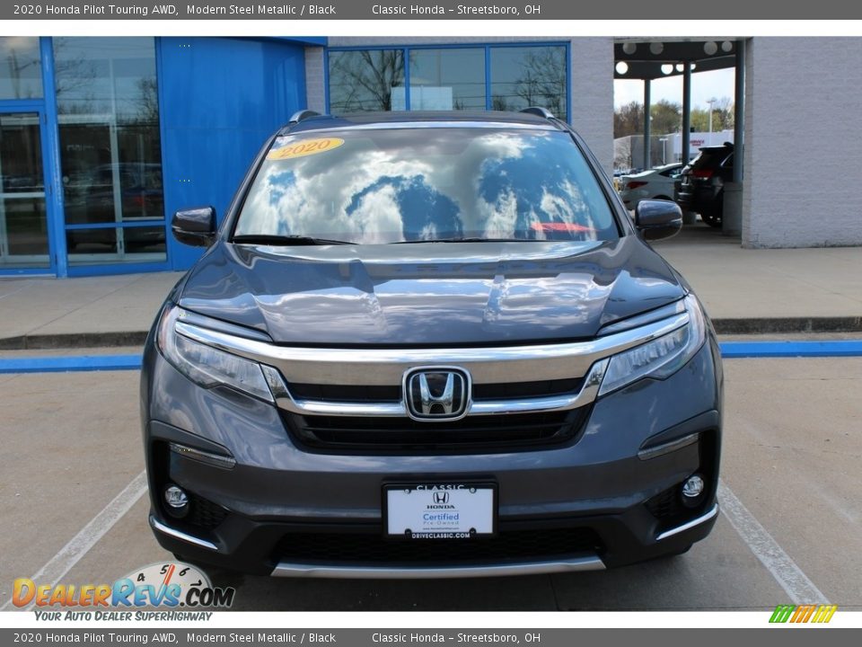 2020 Honda Pilot Touring AWD Modern Steel Metallic / Black Photo #2
