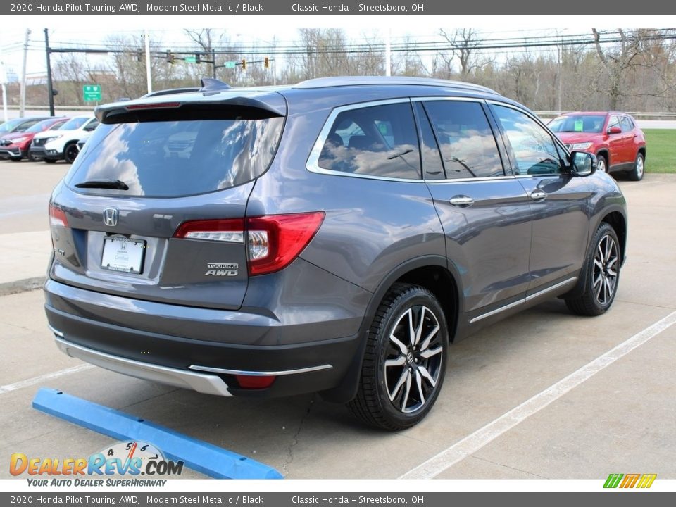 2020 Honda Pilot Touring AWD Modern Steel Metallic / Black Photo #5