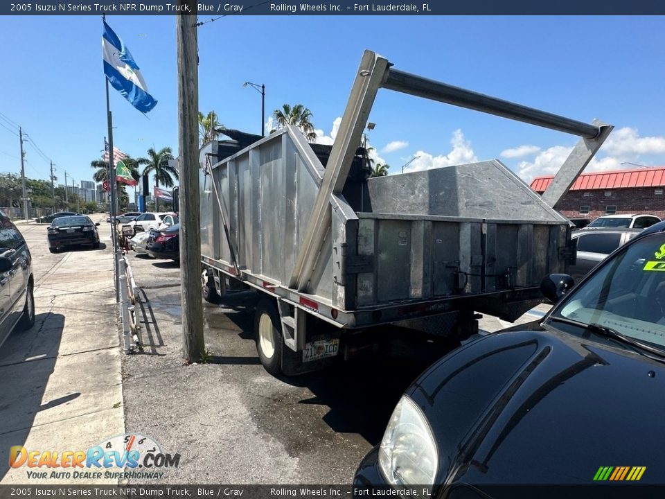 2005 Isuzu N Series Truck NPR Dump Truck Blue / Gray Photo #2