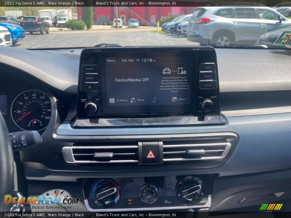 2021 Kia Seltos S AWD Mars Orange / Black Photo #25