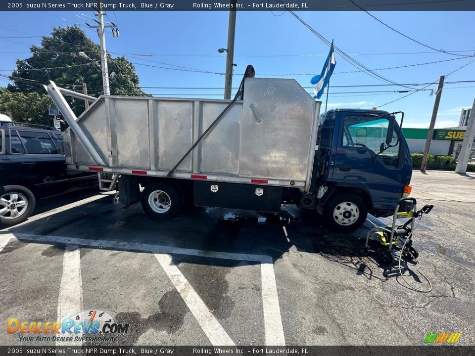 2005 Isuzu N Series Truck NPR Dump Truck Blue / Gray Photo #5