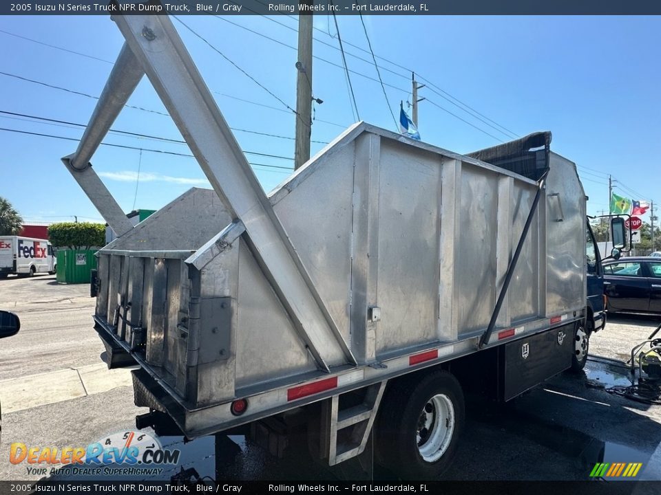 2005 Isuzu N Series Truck NPR Dump Truck Blue / Gray Photo #8