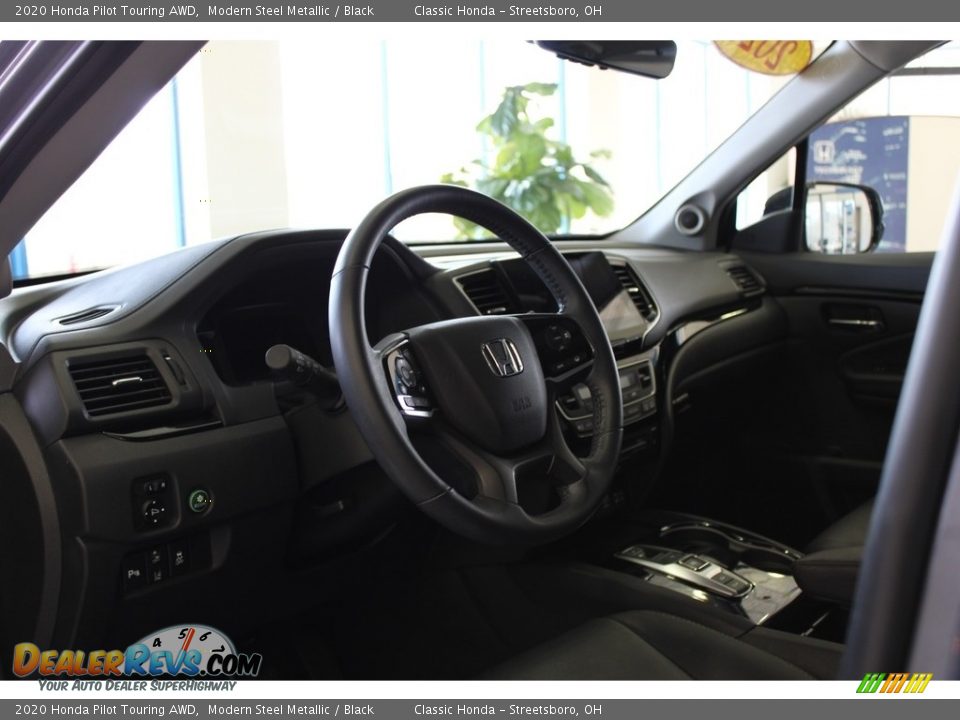 2020 Honda Pilot Touring AWD Modern Steel Metallic / Black Photo #15
