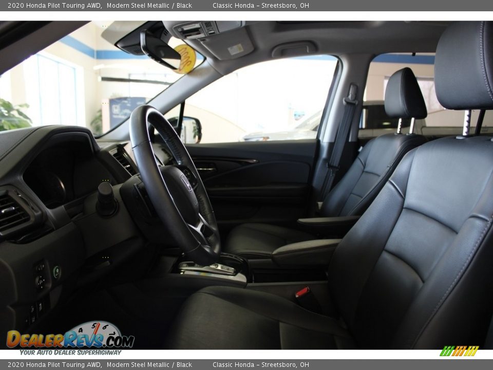 2020 Honda Pilot Touring AWD Modern Steel Metallic / Black Photo #16