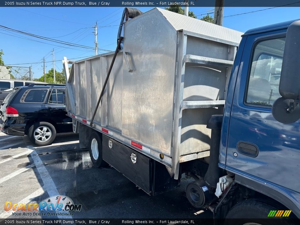 2005 Isuzu N Series Truck NPR Dump Truck Blue / Gray Photo #11