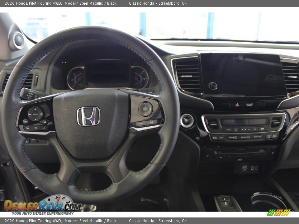 2020 Honda Pilot Touring AWD Modern Steel Metallic / Black Photo #18