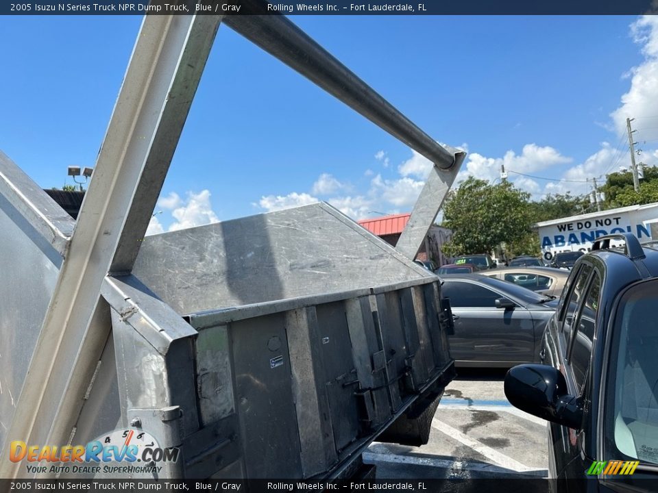 2005 Isuzu N Series Truck NPR Dump Truck Blue / Gray Photo #13