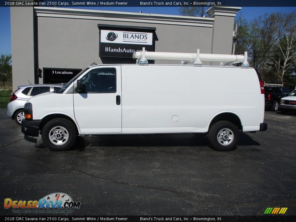 2018 GMC Savana Van 2500 Cargo Summit White / Medium Pewter Photo #1