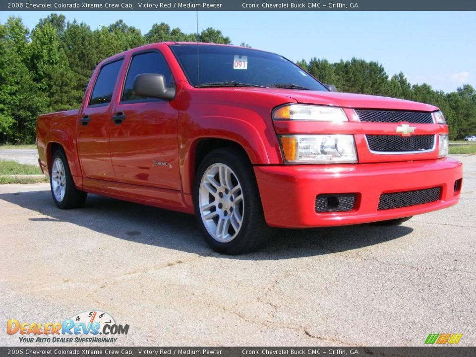 2006 Chevrolet Colorado Xtreme Crew Cab Victory Red / Medium Pewter Photo #4