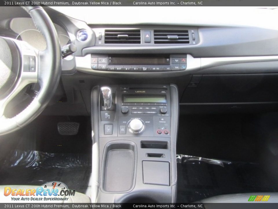 2011 Lexus CT 200h Hybrid Premium Daybreak Yellow Mica / Black Photo #15
