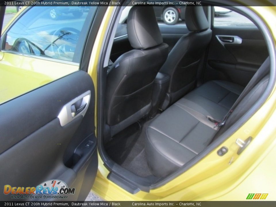 2011 Lexus CT 200h Hybrid Premium Daybreak Yellow Mica / Black Photo #19