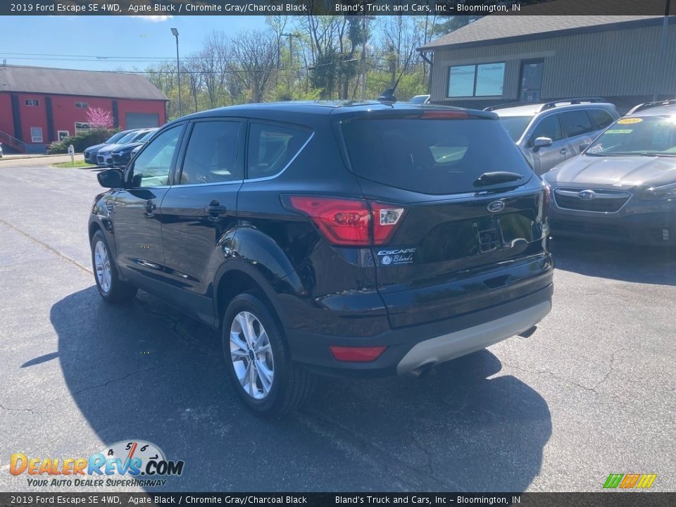 2019 Ford Escape SE 4WD Agate Black / Chromite Gray/Charcoal Black Photo #3