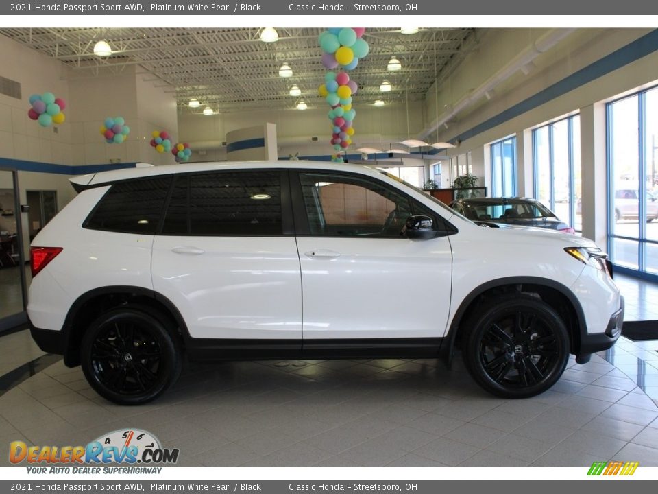2021 Honda Passport Sport AWD Platinum White Pearl / Black Photo #4