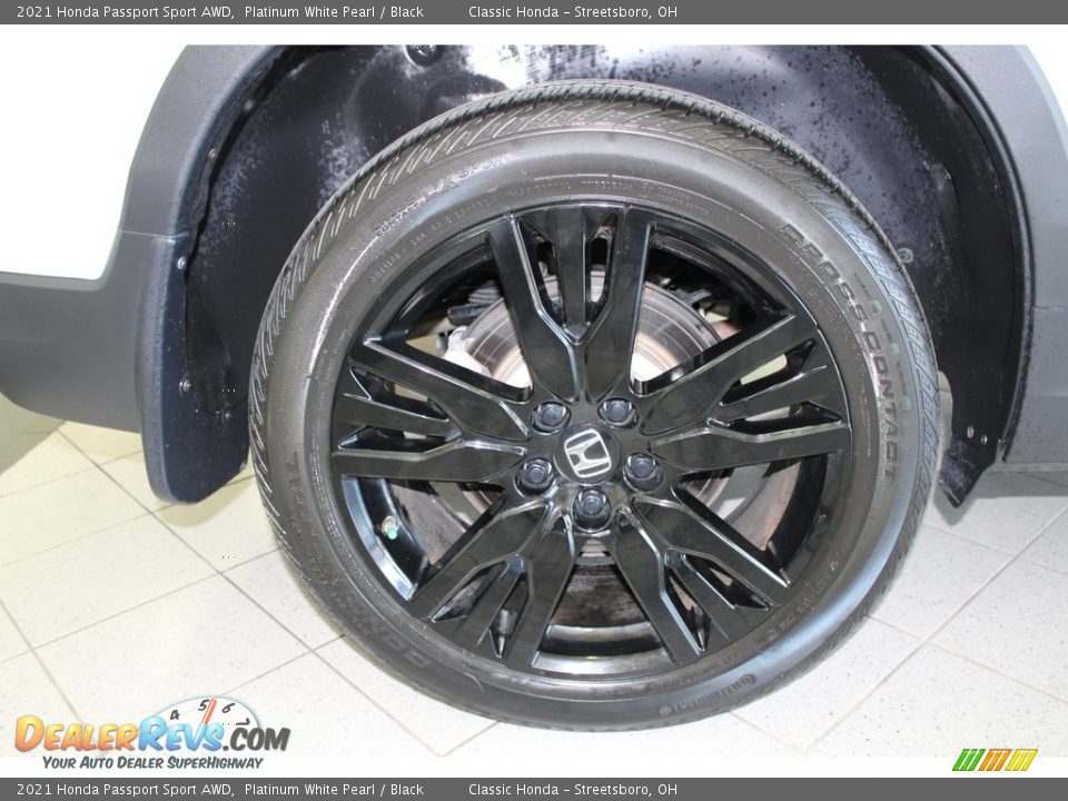 2021 Honda Passport Sport AWD Platinum White Pearl / Black Photo #6