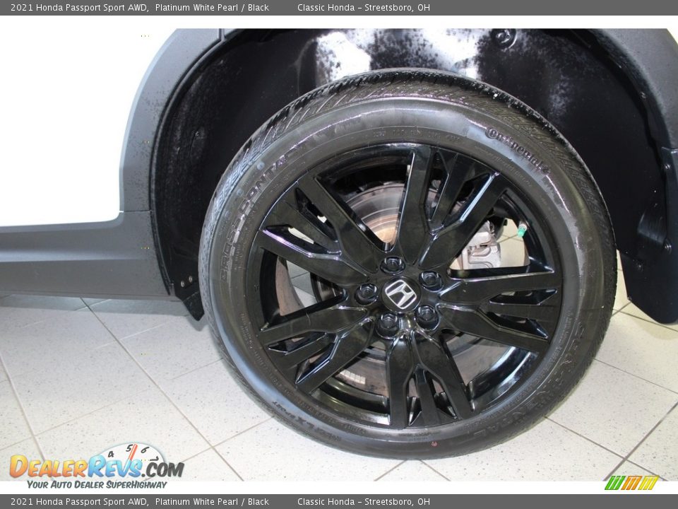 2021 Honda Passport Sport AWD Platinum White Pearl / Black Photo #11