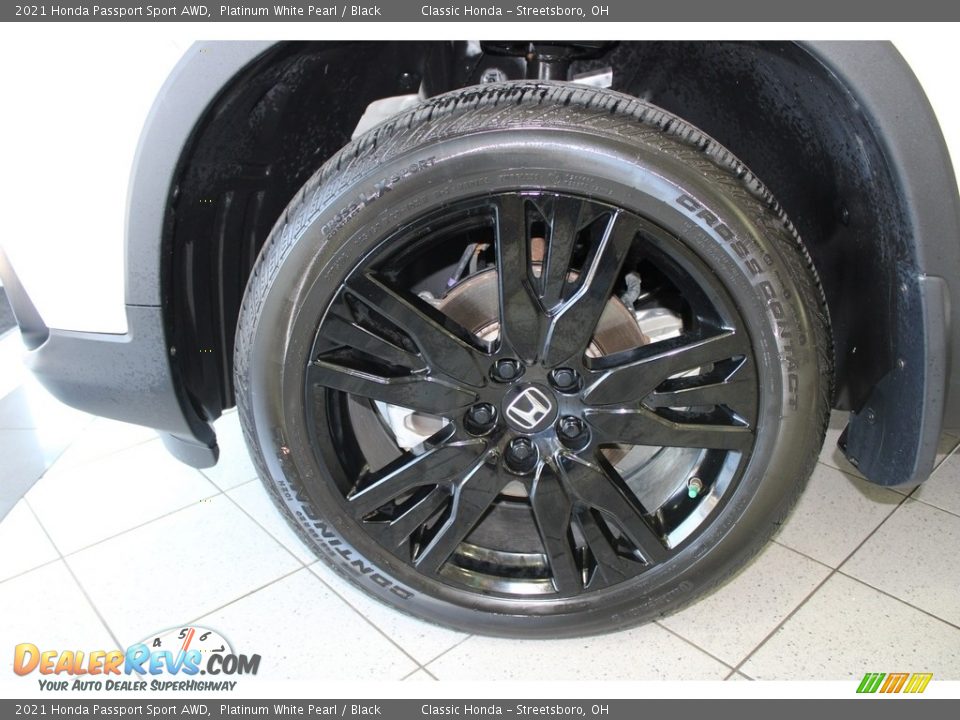 2021 Honda Passport Sport AWD Platinum White Pearl / Black Photo #12