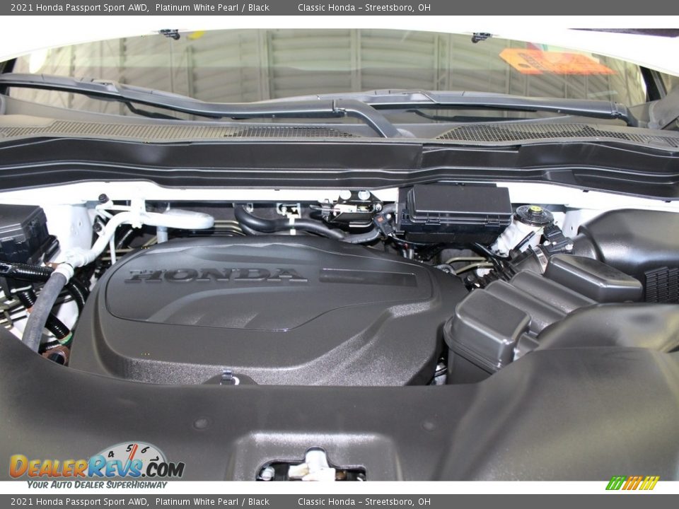 2021 Honda Passport Sport AWD Platinum White Pearl / Black Photo #13