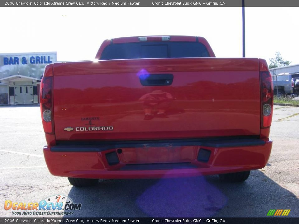 2006 Chevrolet Colorado Xtreme Crew Cab Victory Red / Medium Pewter Photo #7